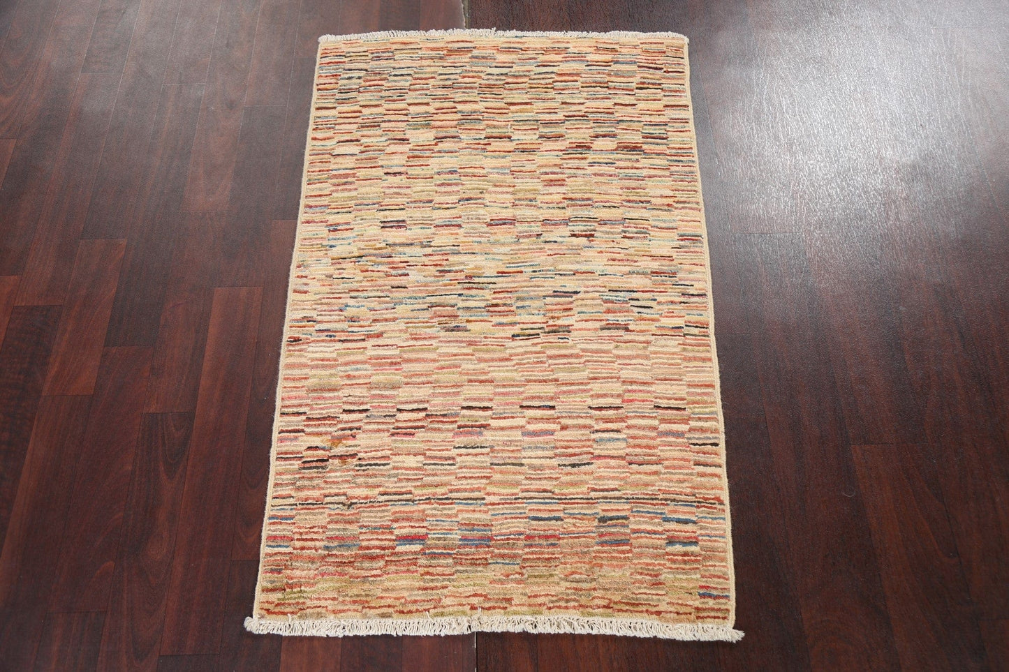 Handmade Gabbeh Kashkoli Oriental Wool Rug 2x4