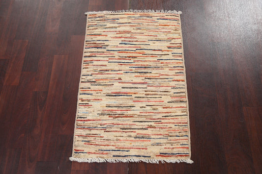 Handmade Gabbeh Kashkoli Oriental Rug 2x3