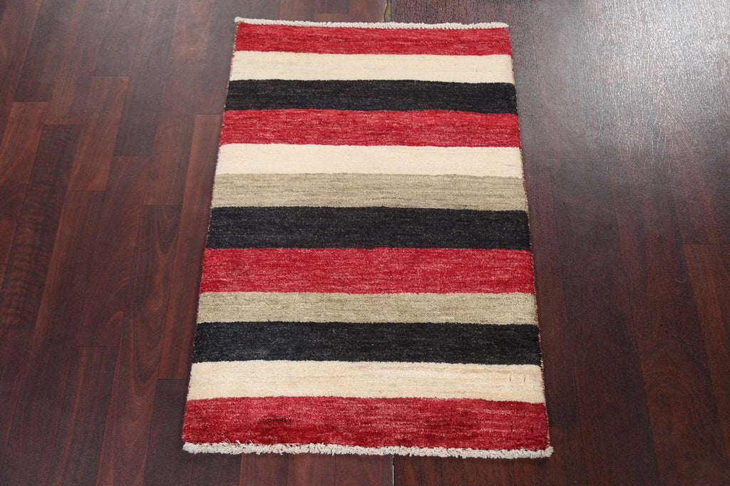 Handmade Gabbeh Kashkoli Oriental Rug 2x3