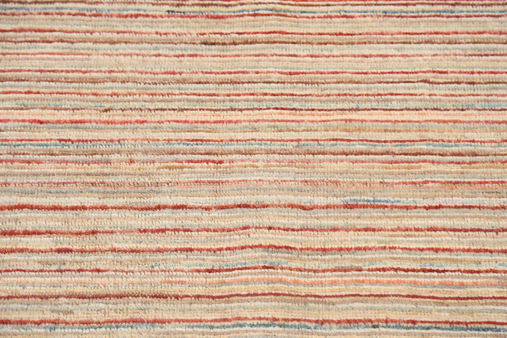 Striped Gabbeh Kashkoli Oriental Wool Rug 3x4