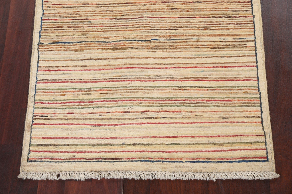 Handmade Gabbeh Kashkoli Oriental Rug 3x4