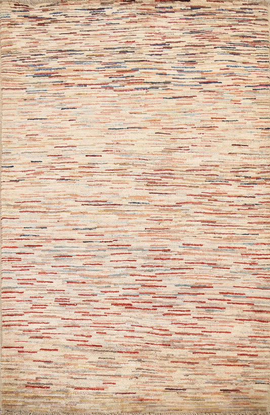 Striped Gabbeh Kashkoli Oriental Handmade Rug 3x4