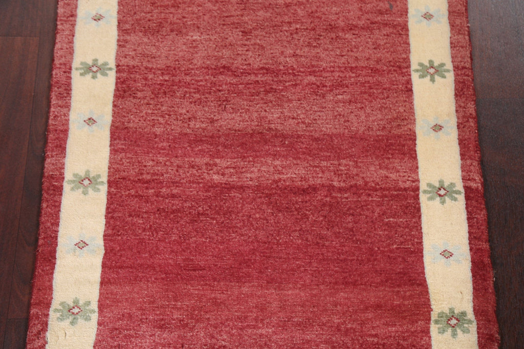 Handmade Wool Gabbeh Kashkoli Oriental Rug 2x3