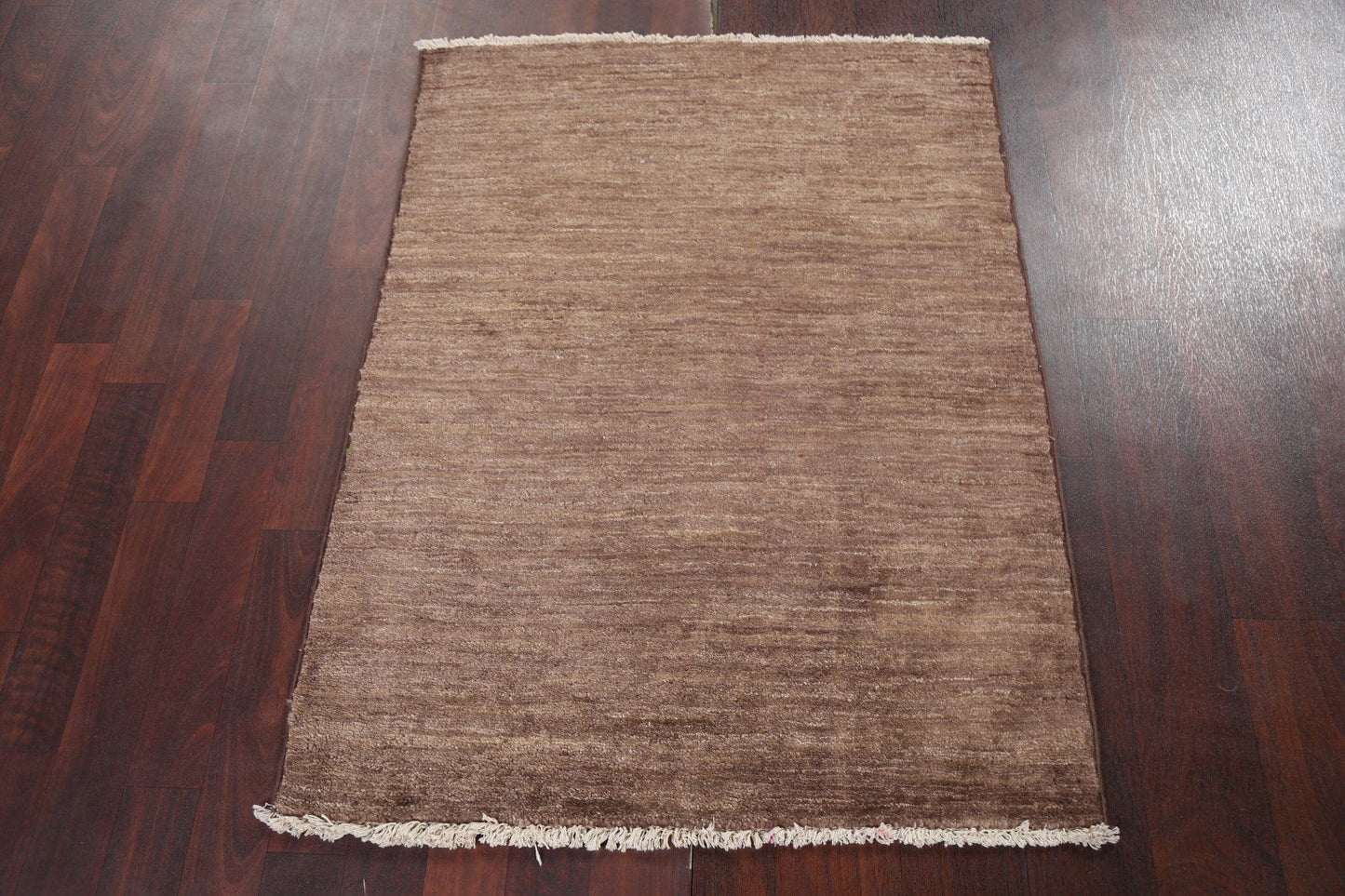 Brown Gabbeh Kashkoli Oriental Wool Rug 3x4