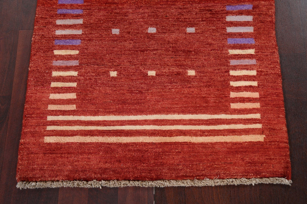 Handmade Gabbeh Kashkoli Oriental Rug 3x4