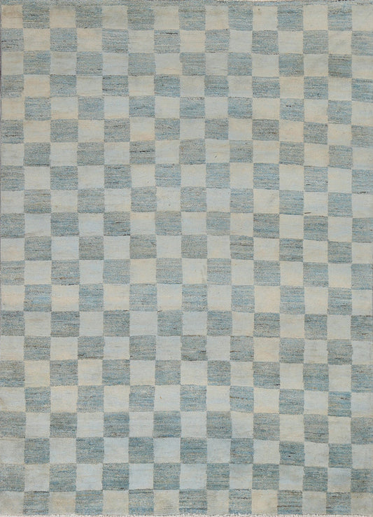 Checkered Gabbeh Kashkoli Oriental Area Rug 5x7