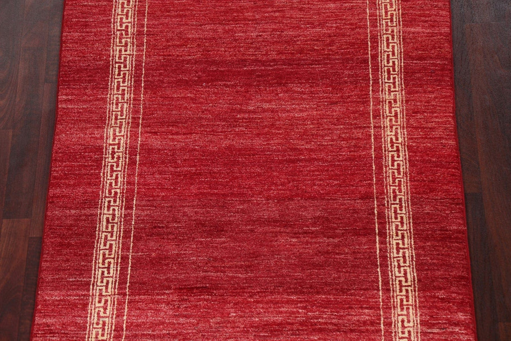 Red Gabbeh Kashkoli Oriental Handmade Rug 4x6