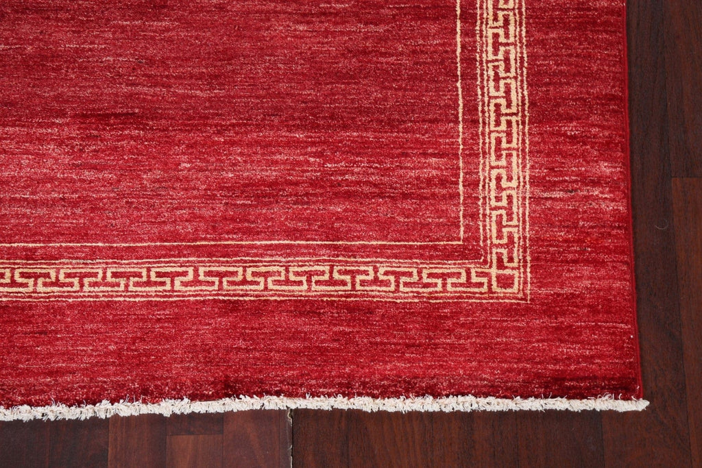 Red Gabbeh Kashkoli Oriental Handmade Rug 4x6