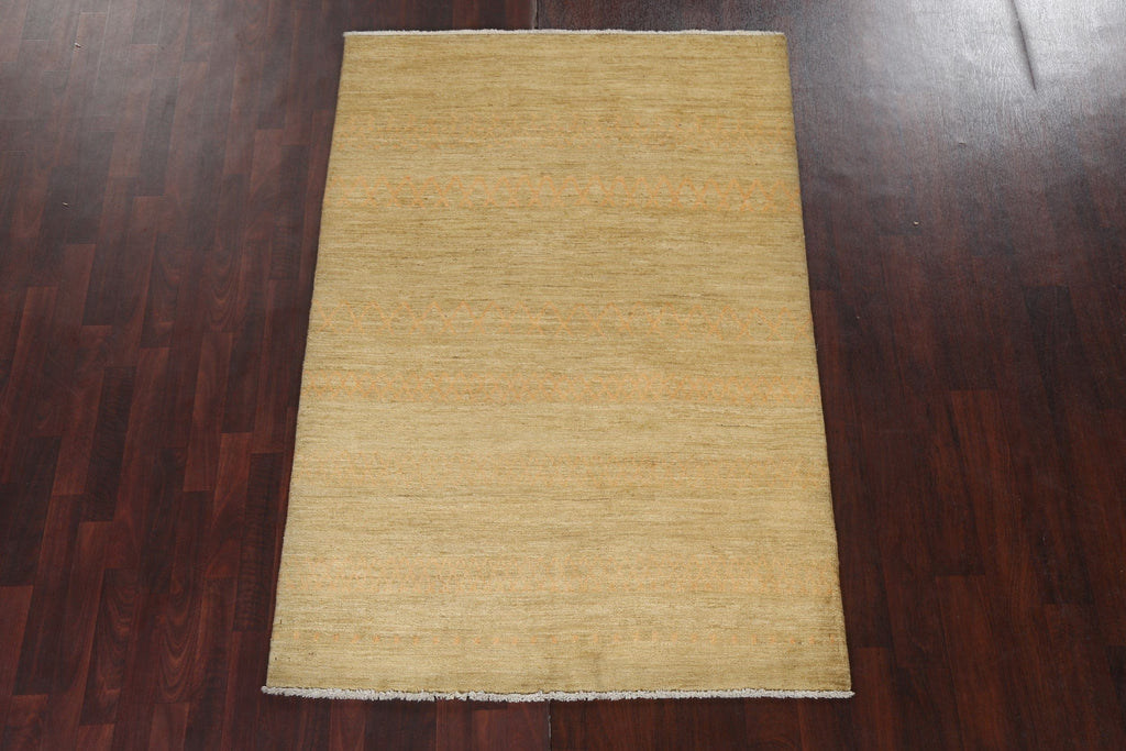 Handmade Gabbeh Kashkoli Oriental Area Rug 5x7