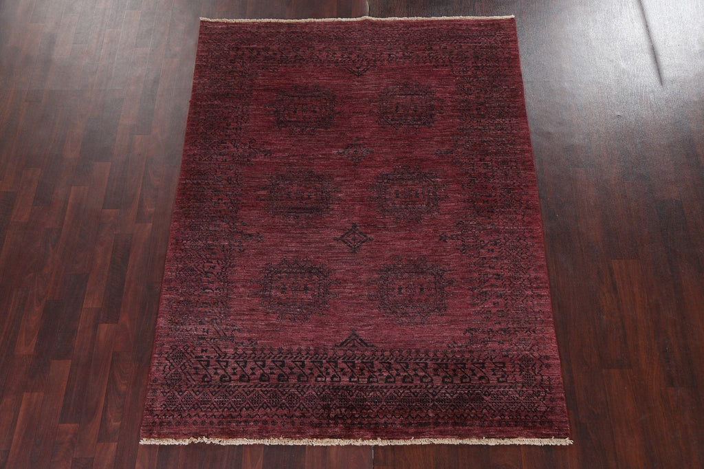 Handmade Gabbeh Kashkoli Oriental Rug 6x7