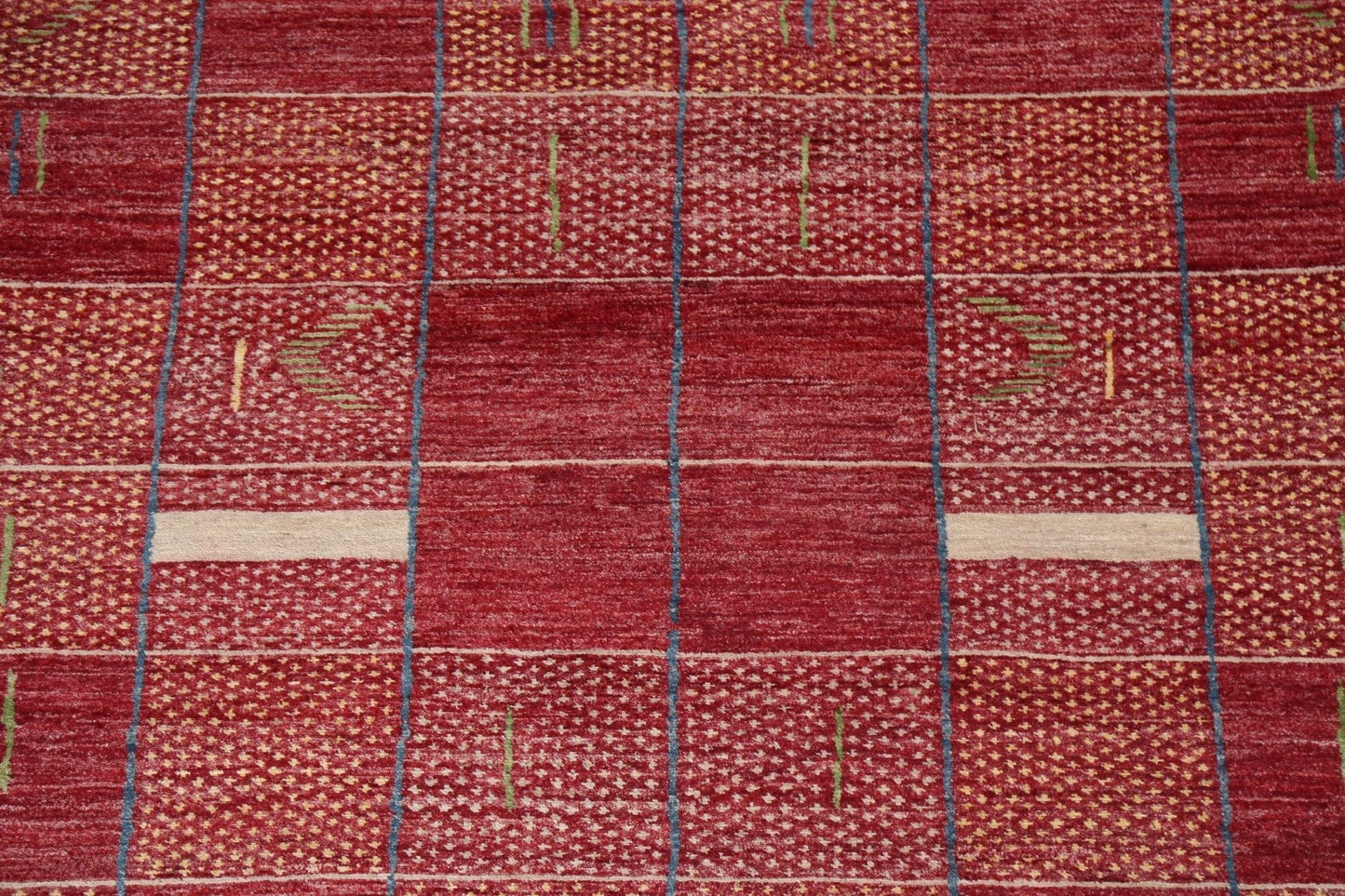 Geometric Gabbeh Kashkoli Oriental Area Rug 6x9