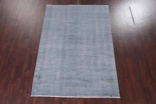 Gray/ Blue Gabbeh Kashkoli Oriental Handmade Rug 6x8