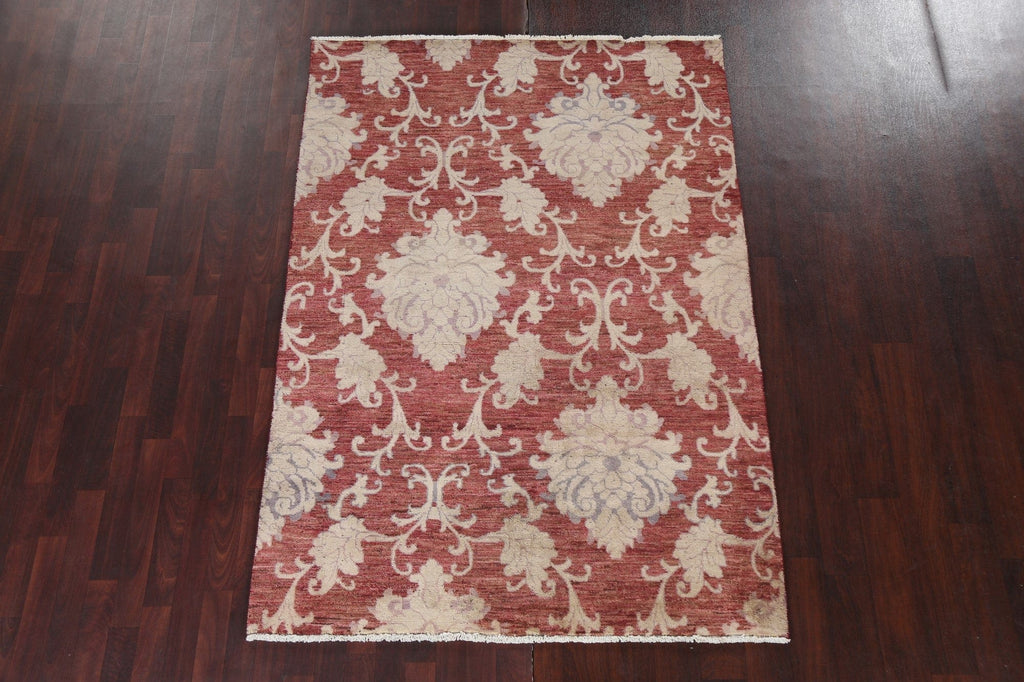 Handmade Wool Gabbeh Kashkoli Oriental Rug 5x7