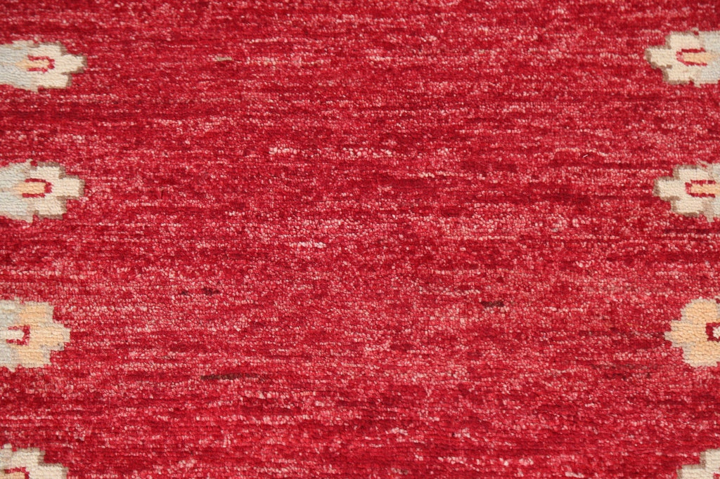 Red Wool Gabbeh Kashkoli Oriental Rug 2x3