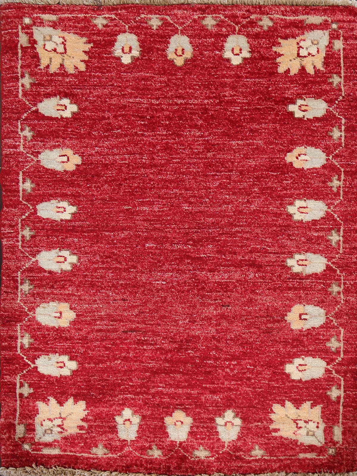 Red Wool Gabbeh Kashkoli Oriental Rug 2x3