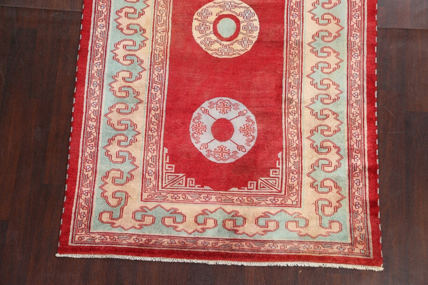 Red Handmade Gabbeh Kashkoli Oriental Area Rug 5x8