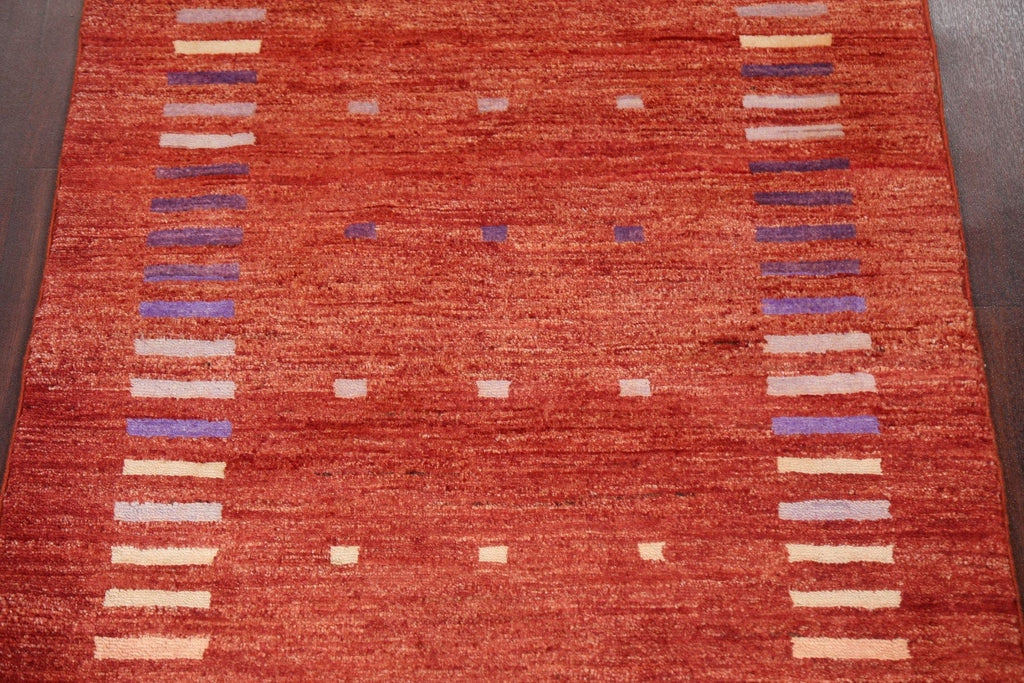 Geometric Gabbeh Kashkoli Oriental Handmade Rug 3x4