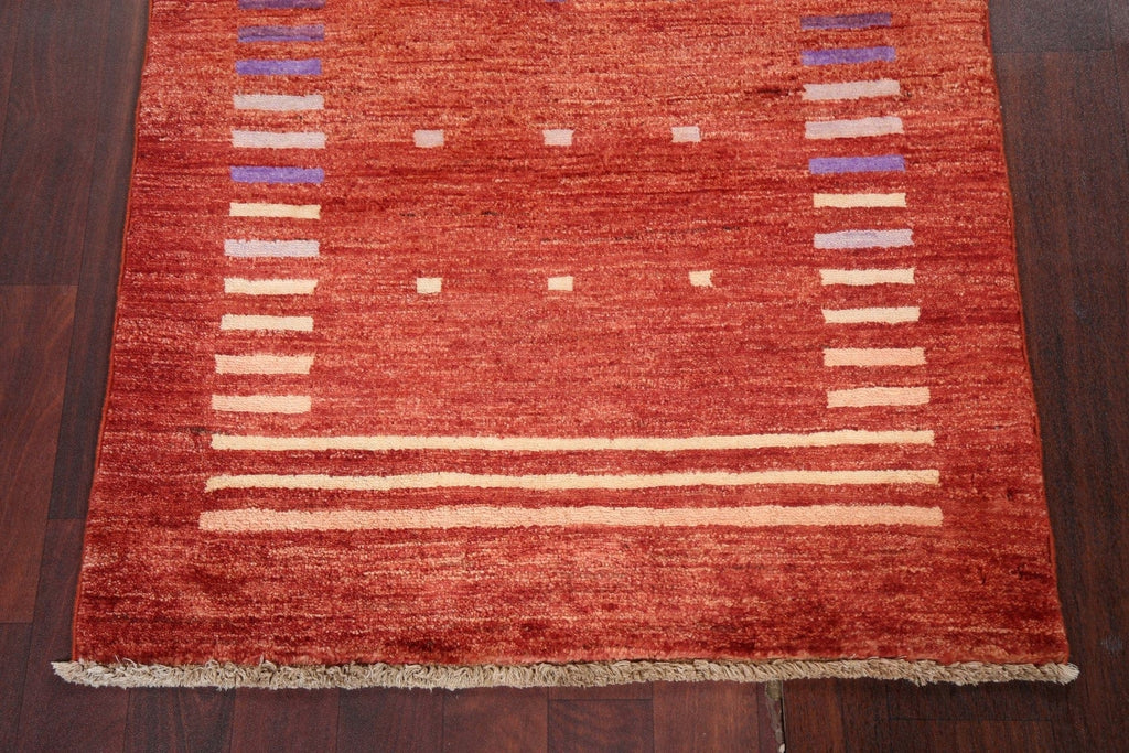 Geometric Gabbeh Kashkoli Oriental Handmade Rug 3x4