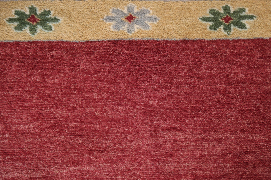 Handmade Gabbeh Kashkoli Oriental Wool Rug 2x3