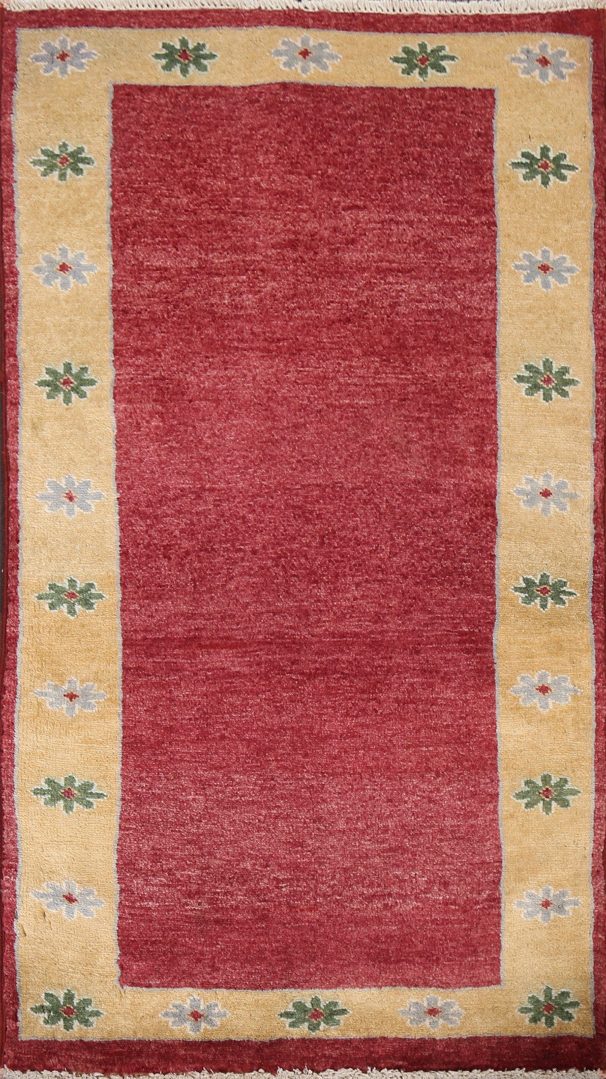 Handmade Gabbeh Kashkoli Oriental Wool Rug 2x3