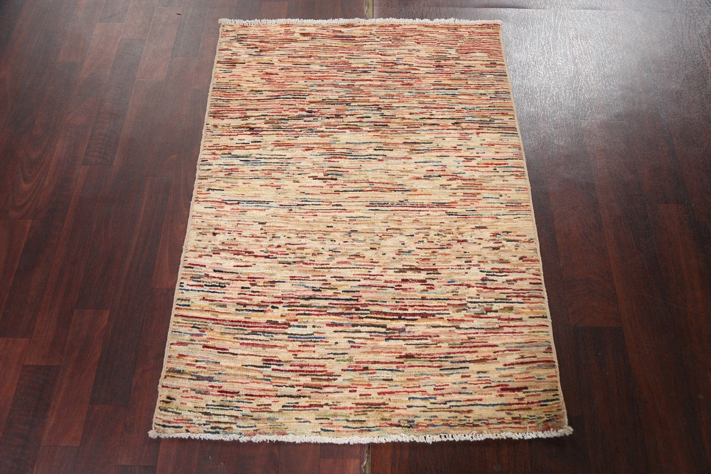 Handmade Wool Gabbeh Kashkoli Oriental Rug 3x4