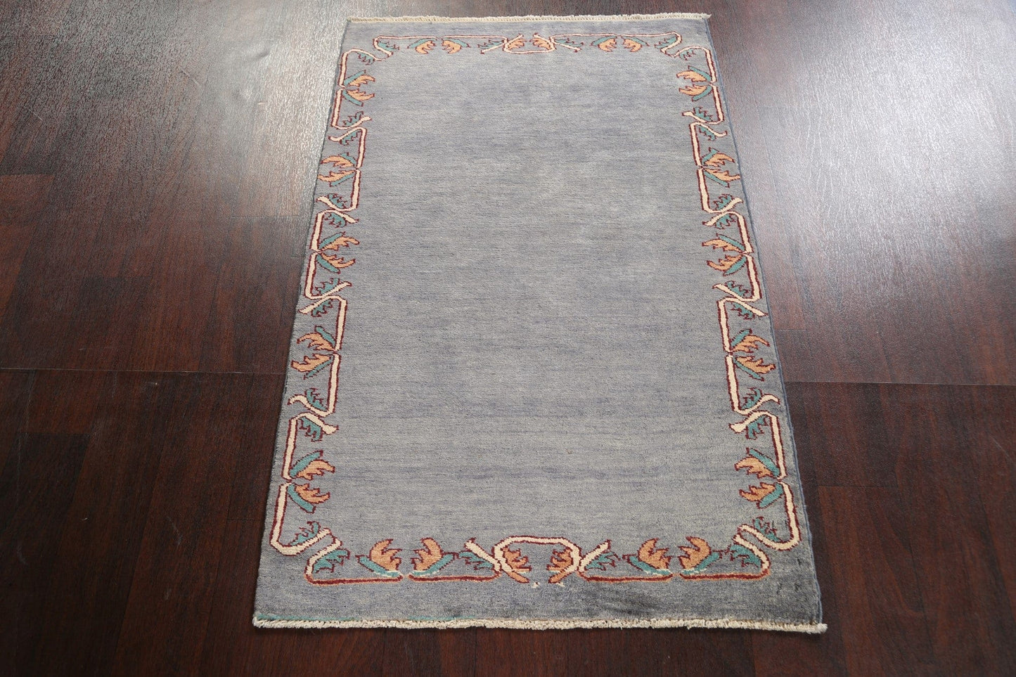 Handmade Gabbeh Kashkoli Oriental Wool Rug 3x4