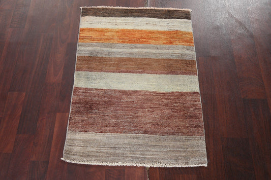 Modern Gabbeh Kashkoli Oriental Handmade Rug 2x3