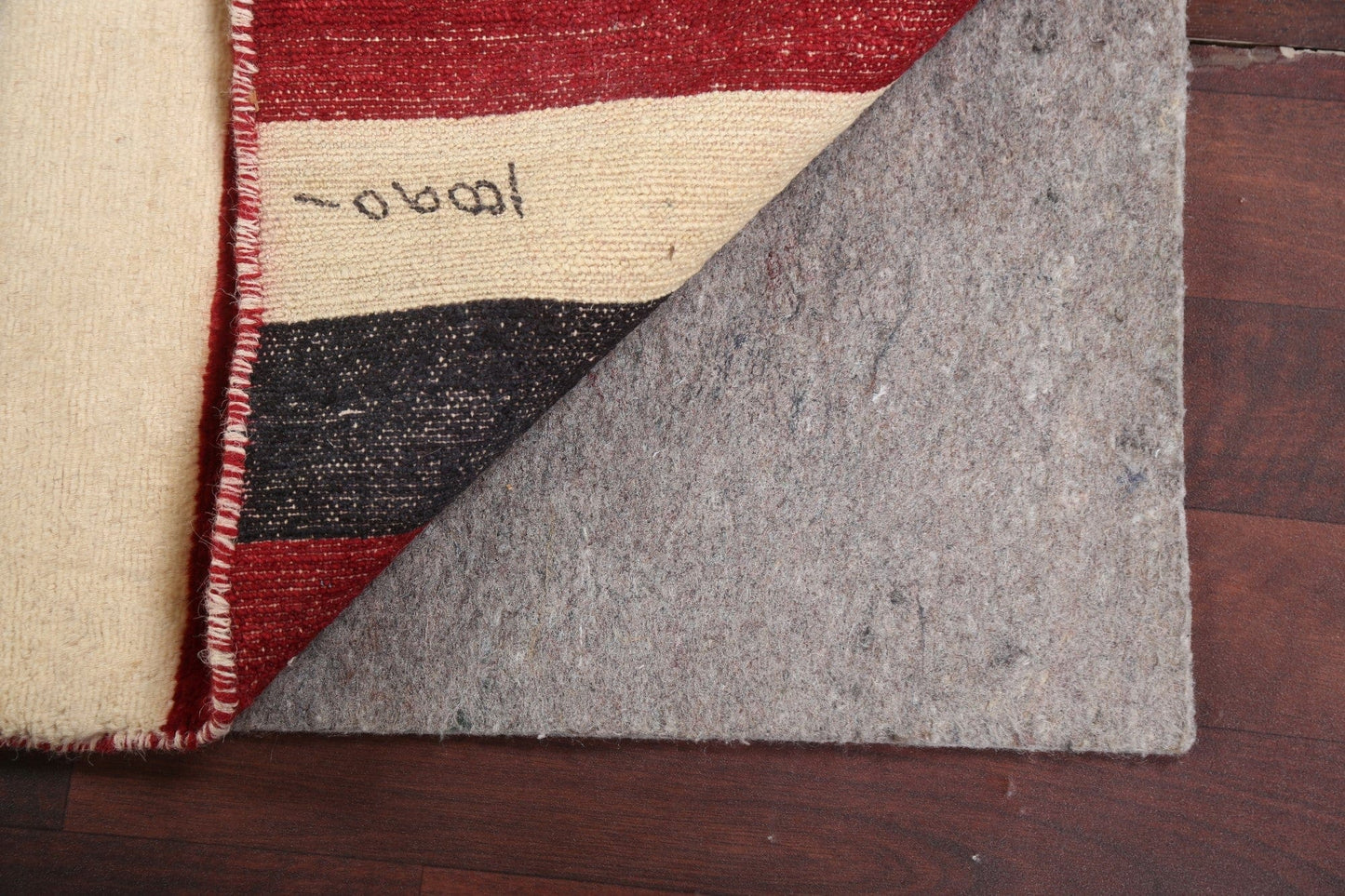 Striped Wool Gabbeh Kashkoli Oriental Rug 2x3