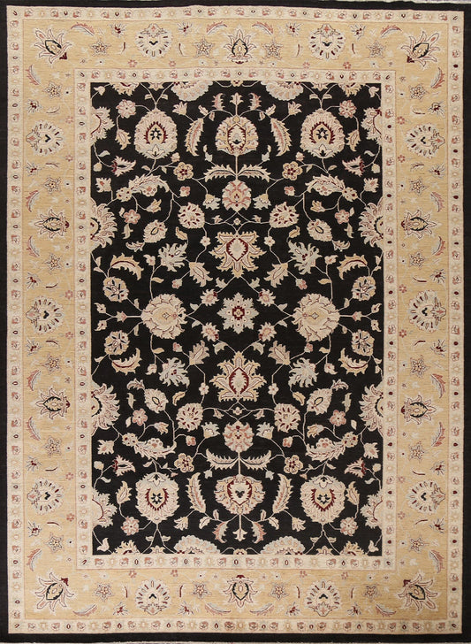 Vegetable Dye Chobi Peshawar Oriental Rug 9x12