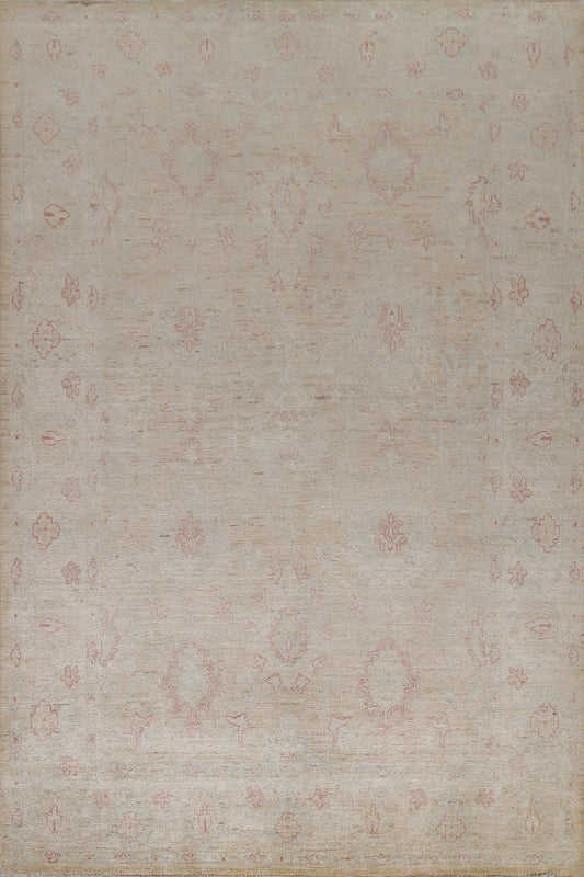 Vegetable Dye Muted Oushak Oriental Rug 8x10