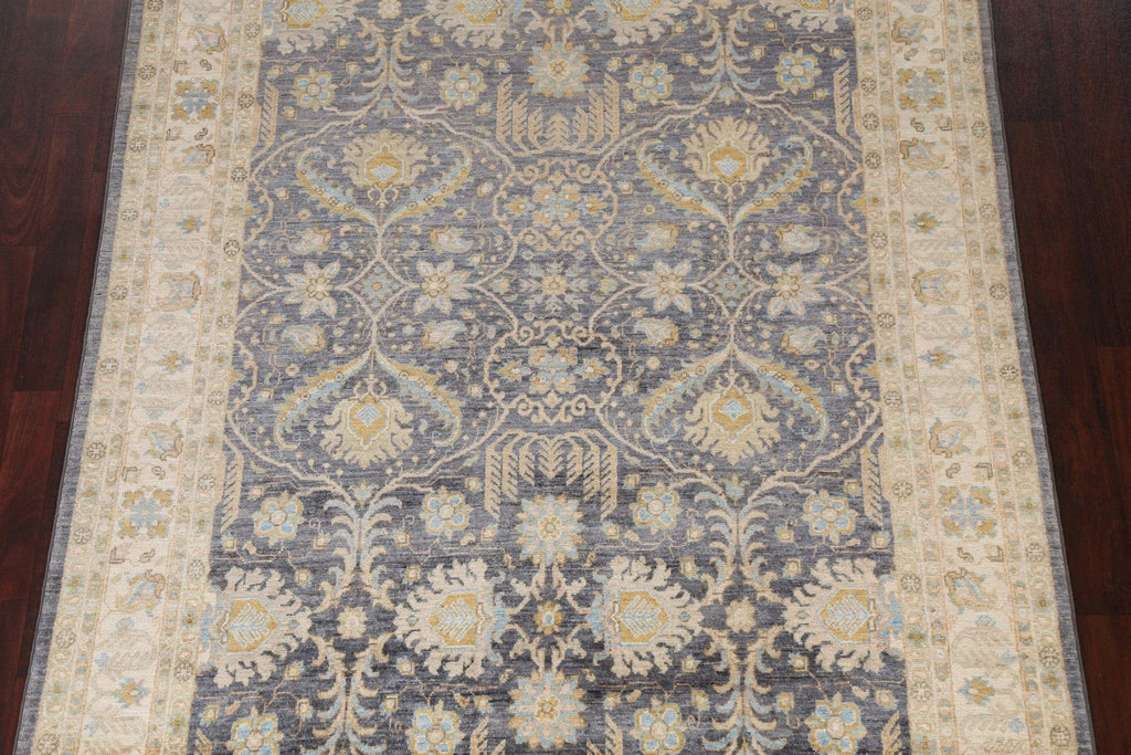 Vegetable Dye Chobi Peshawar Oriental Area Rug 6x8