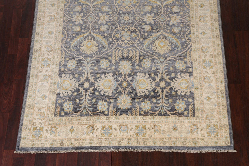 Vegetable Dye Chobi Peshawar Oriental Area Rug 6x8