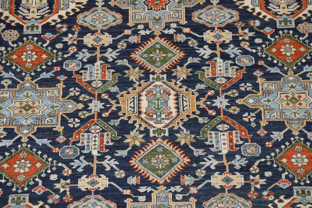 Vegetable Dye Blue Yalameh Oriental Wool Rug 8x10