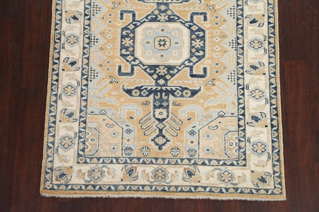 Vegetable Dye Oushak Oriental Handmade Rug 4x6