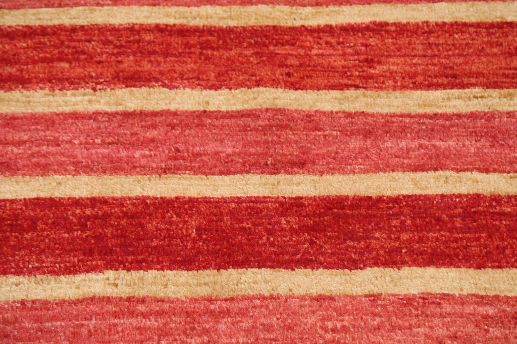 Striped Wool Gabbeh Kashkoli Oriental Rug 3x4