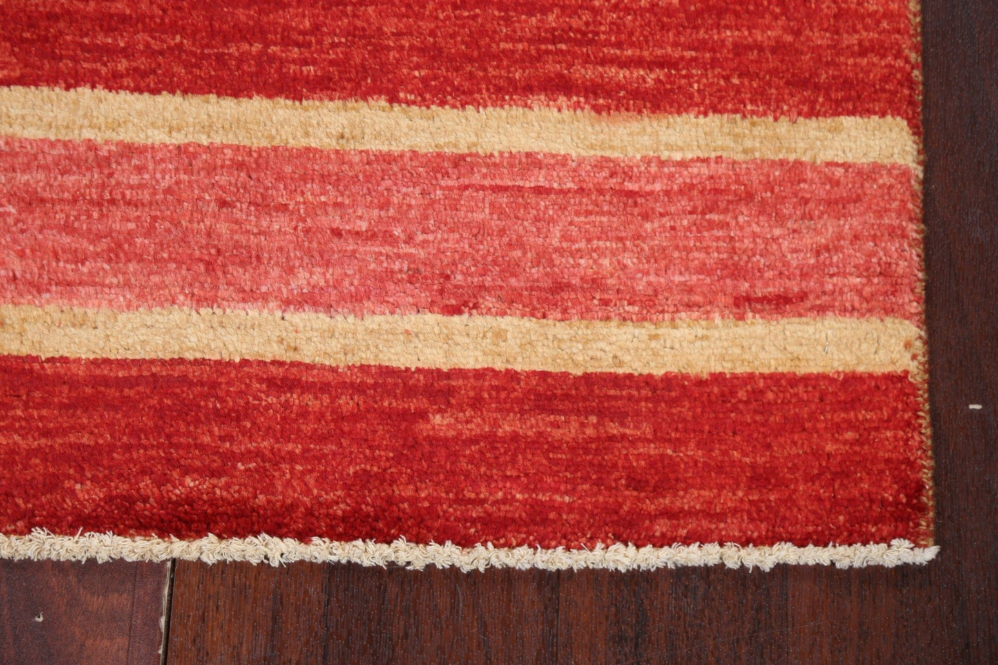 Striped Wool Gabbeh Kashkoli Oriental Rug 3x4