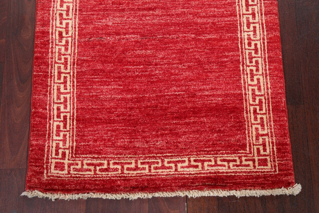 Handmade Gabbeh Kashkoli Oriental Wool Rug 2x4