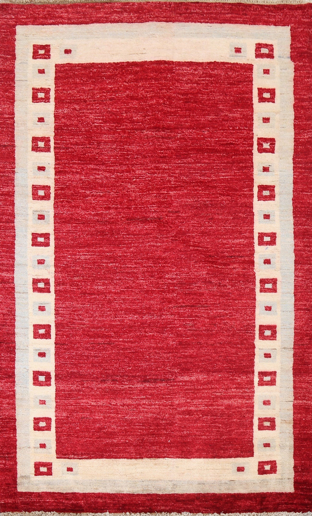 Red Gabbeh Kashkoli Oriental Handmade Rug 3x5