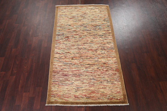 Contemporary Gabbeh Kashkoli Oriental Area Rug 4x7