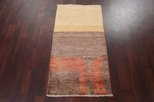 Contemporary Gabbeh Kashkoli Oriental Rug 2x4