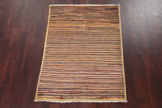 Wool Gabbeh Kashkoli Oriental Handmade Rug 3x4