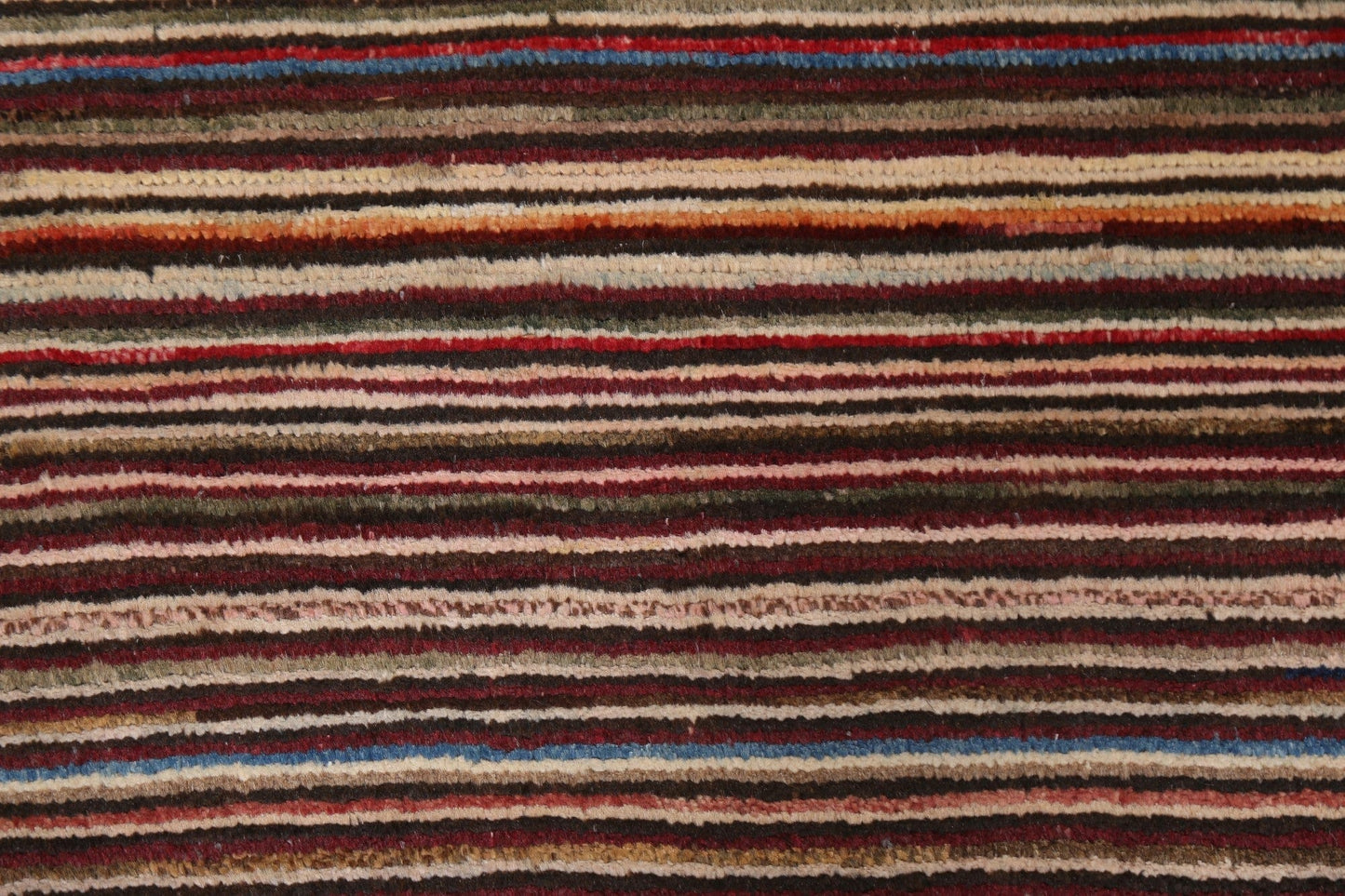 Striped Gabbeh Kashkoli Oriental Handmade Rug 3x4