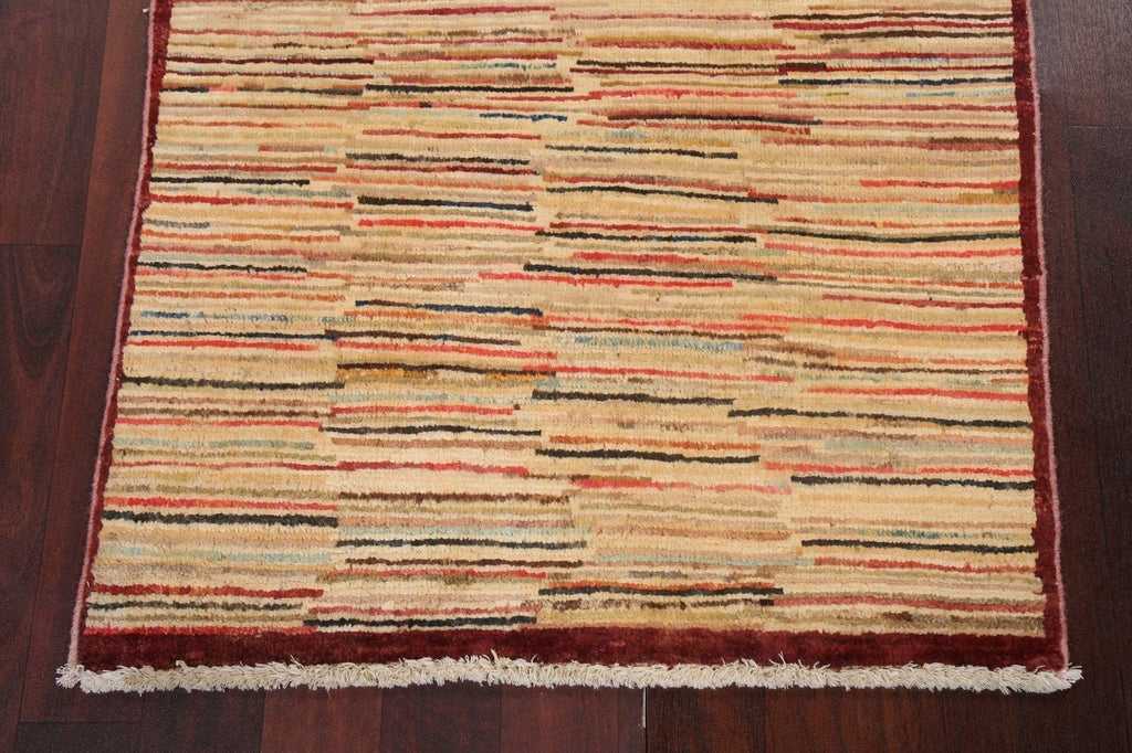 Handmade Gabbeh Kashkoli Oriental Rug 2x4