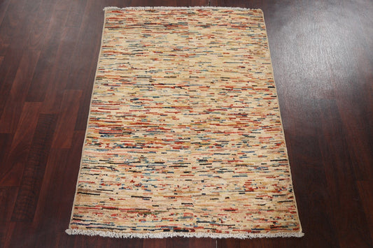 Handmade Gabbeh Kashkoli Oriental Rug 3x4