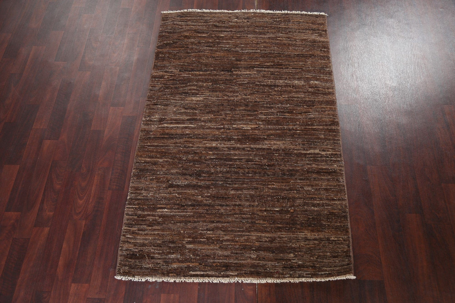 Brown Wool Gabbeh Kashkoli Oriental Area Rug 4x6