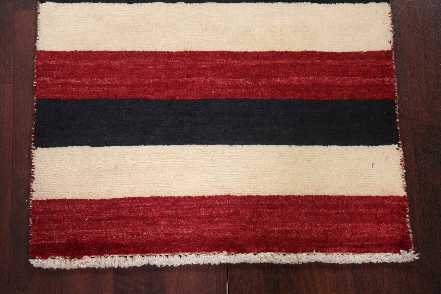 Striped Gabbeh Kashkoli Oriental Handmade Rug 2x3