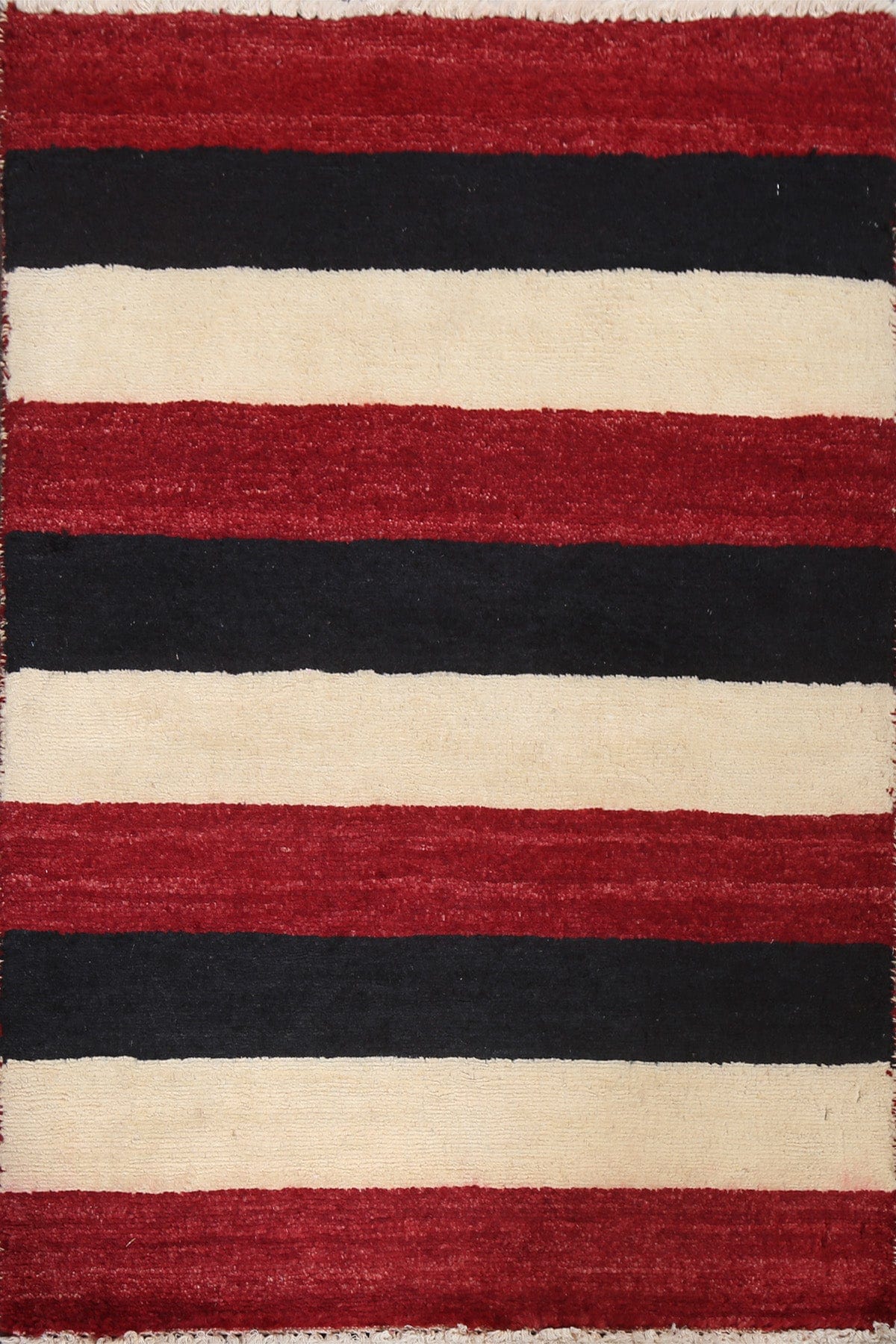 Striped Gabbeh Kashkoli Oriental Handmade Rug 2x3