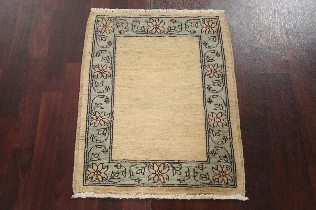 Handmade Gabbeh Kashkoli Oriental Wool Rug 2x3