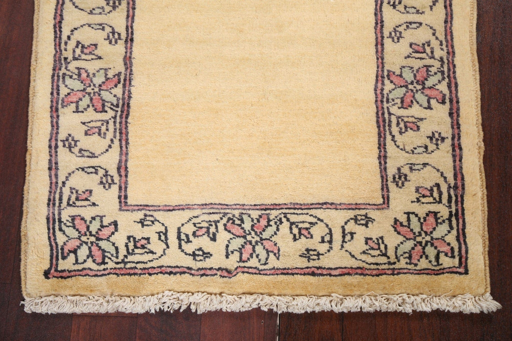 Hand-Knotted Wool Gabbeh Kashkoli Oriental Rug 2x3