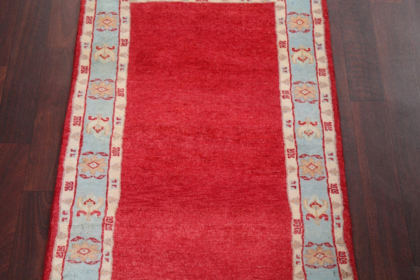 Red Wool Gabbeh Kashkoli Oriental Handmade Rug 2x3